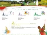 Les golfs de Brest en Bretagne