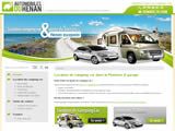 Site Internet Automobiles du Hénan - loueur de camping cars à Concarneau
