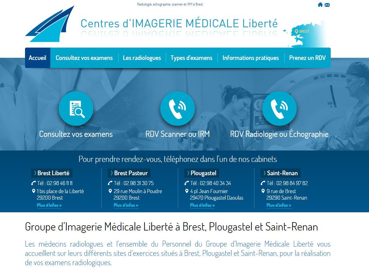 CIM Liberté, radiologie, échographie, scanner et IRM à Brest
