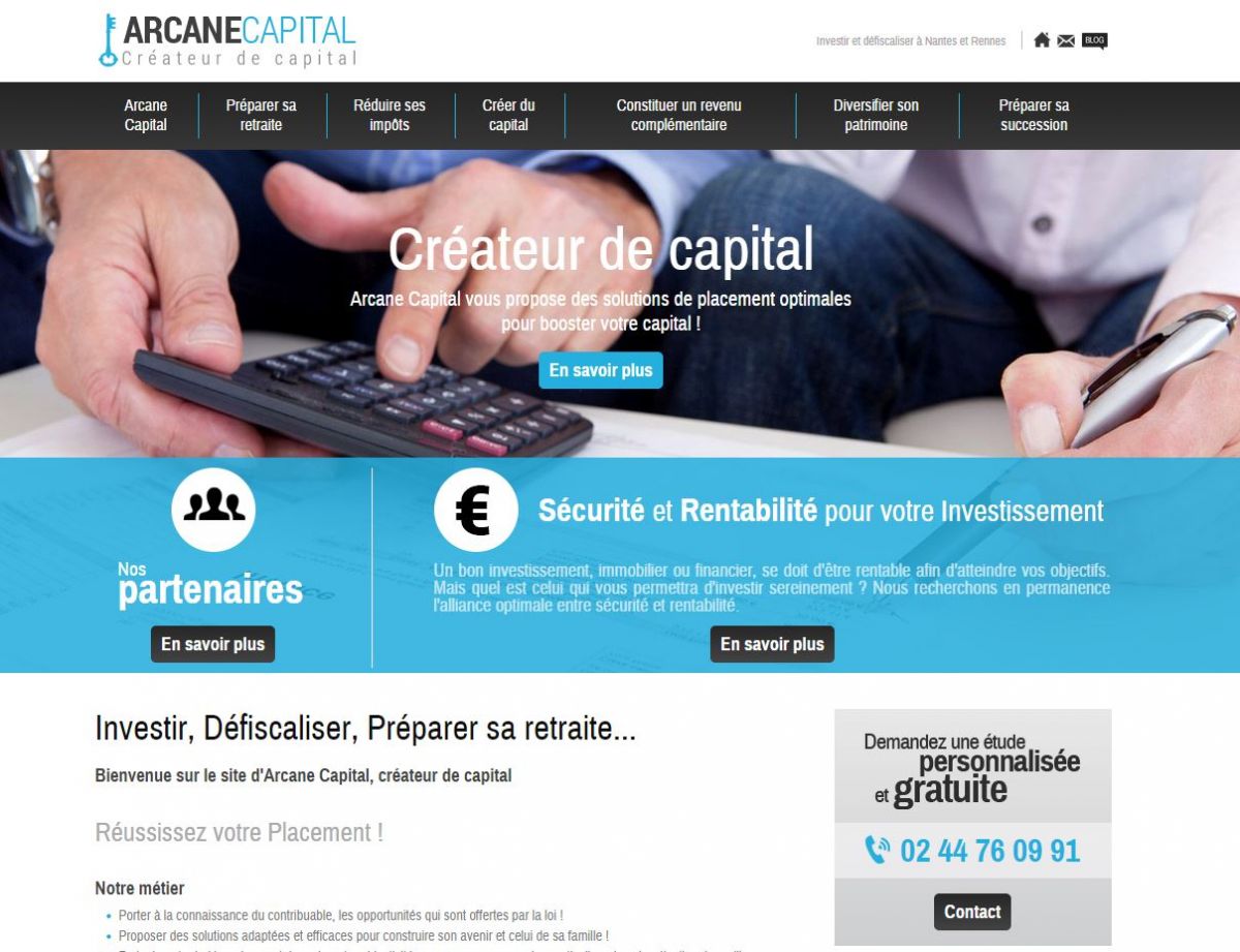 Arcane Capital, investir et défiscaliser à Rennes et Nantes