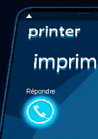 Vous appelez l'imprimerie